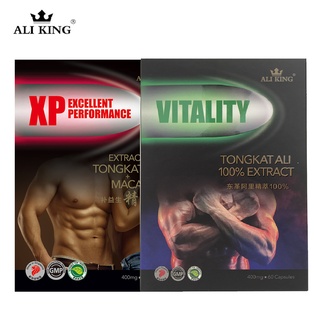 [Ali King][Bundle 1+ 1] Tongkat Ali XP Maca & Tongkat Ali 100% Extract