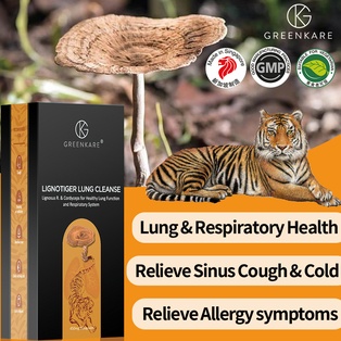 Greenkare Tiger Milk Mushroom Extract 虎乳芝| Relief Sinus,Cough,Lung Nourishing&Respiratory